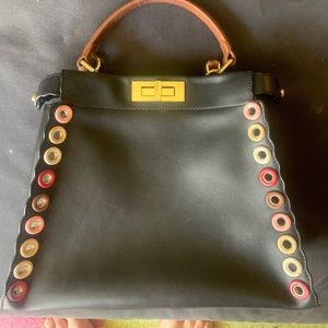 Authentic Fendi Peekaboo Medium Iconic Limited Ed… - image 1